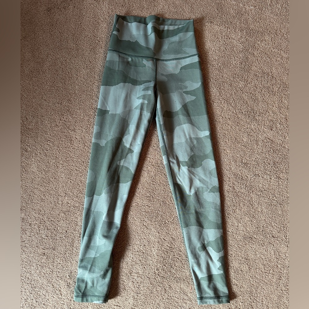 Size S Aerie blue/green camo leggings
